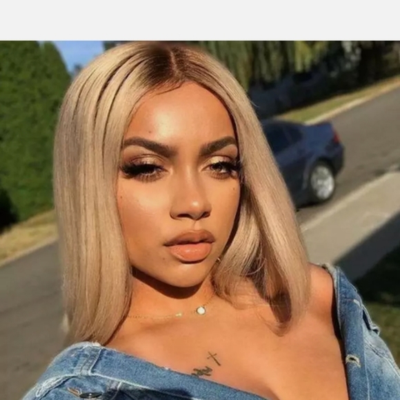 Blonde & brown Ombre hair wig